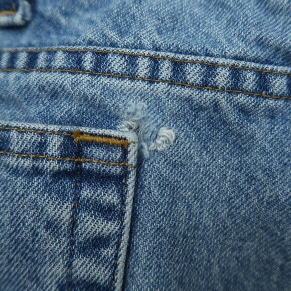 Carhartt Jeans Mens Size 42x32 Blue Traditional Fit 100% Cotton Denim Workwear - Picture 2 of 16